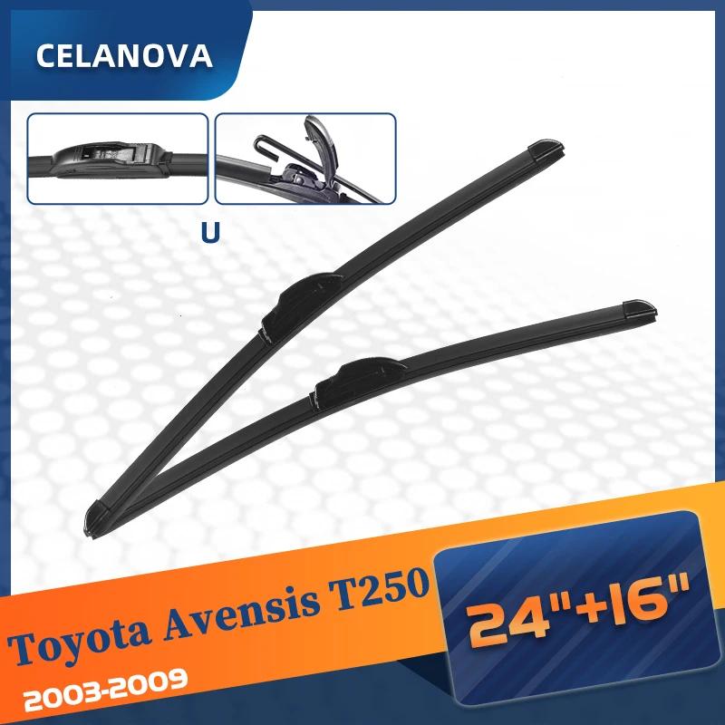 Toyota Avensis T250  CELANOVA    ̵ 2003 - 2009 24 + 16 Frameless Windscreen Rubber wipers